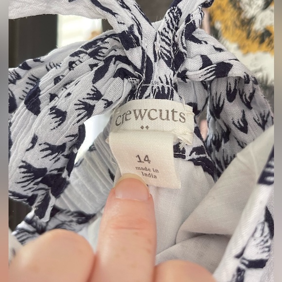 Crewcuts Flutter Sleeve Cotton Dress 14 - Picture 5 of 8